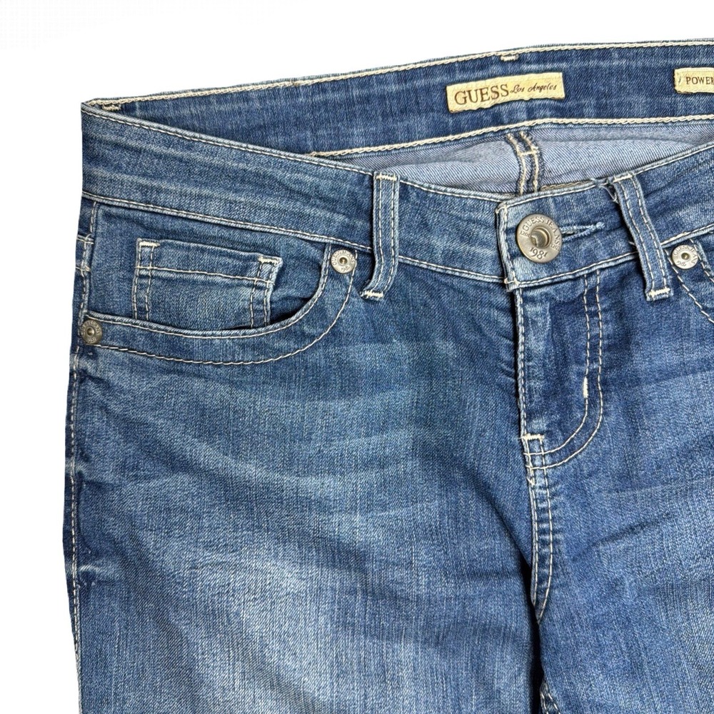 Guess Power Ultra Skinny Low-Rise Jeans‎ Womens 29x30 Medium Wash Blue Denim - Picture 5 of 16